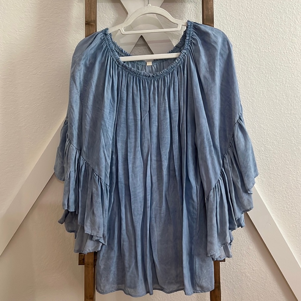 Baby Blue Ruffle Dress